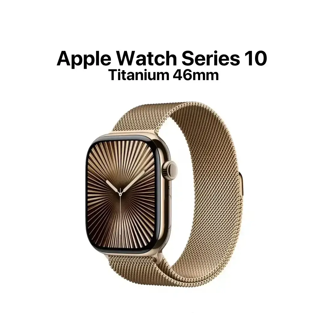 Apple Watch Series 10 Titanium Gold Smart Watch available in Sri Lanka