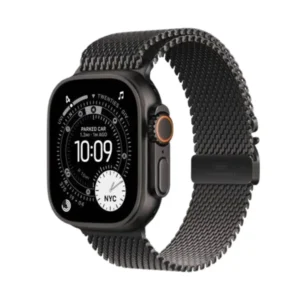 Apple Watch Ultra 3 Natural Titanium Black smartwatch available in Sri Lanka